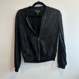 Ella Moss Faux Suede Bomber Jacket